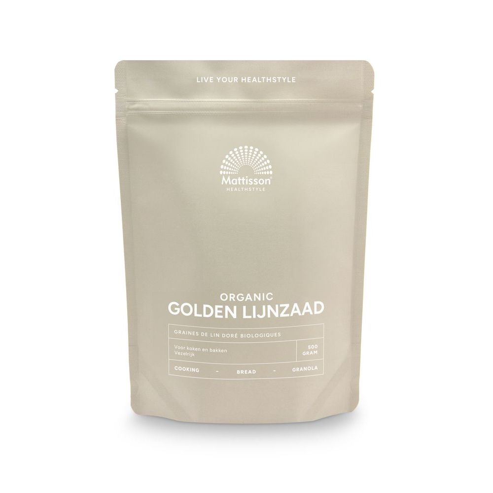 Mattisson Biologisch Golden Lijnzaad 500 gram