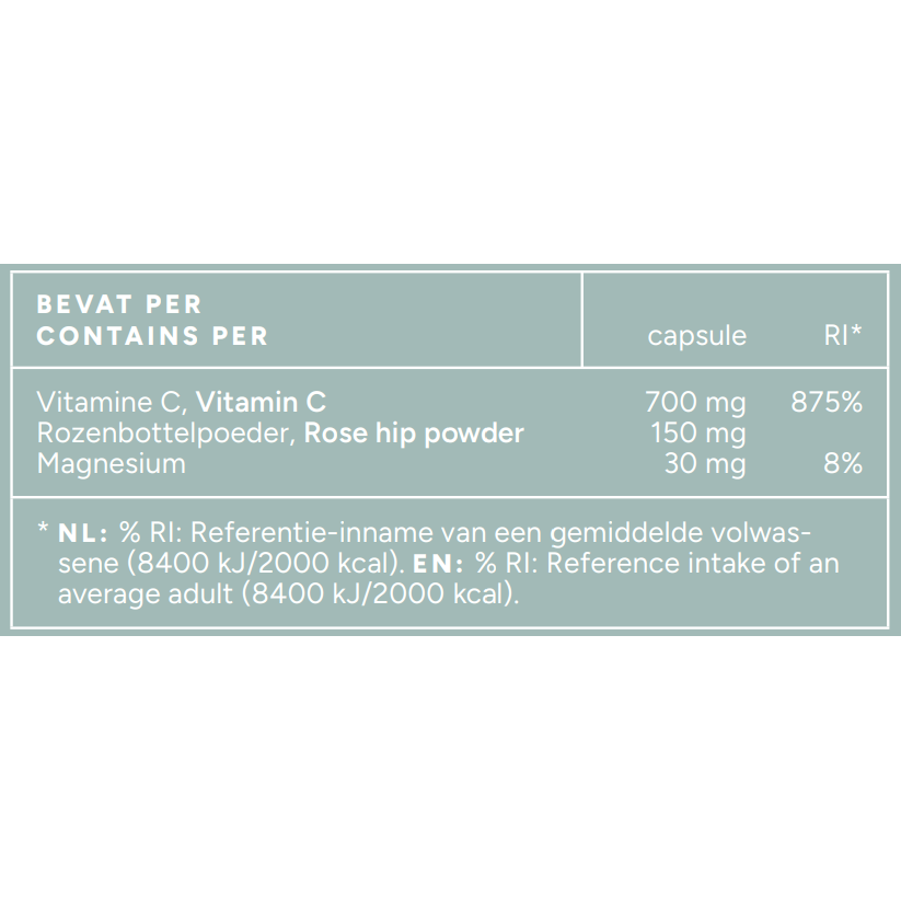 Mattisson Vitamine C Gebufferd 90 capsules