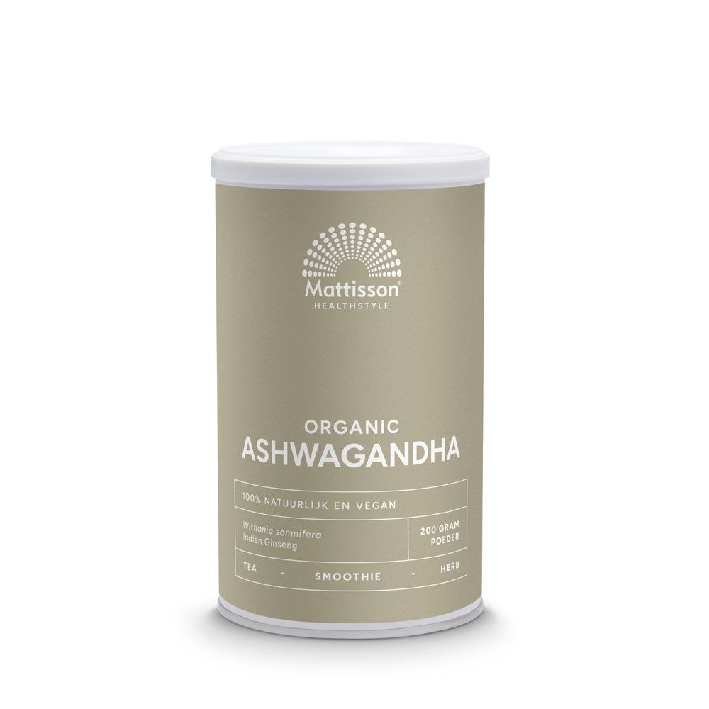 Mattisson Biologische Ashwagandha poeder 200 gram