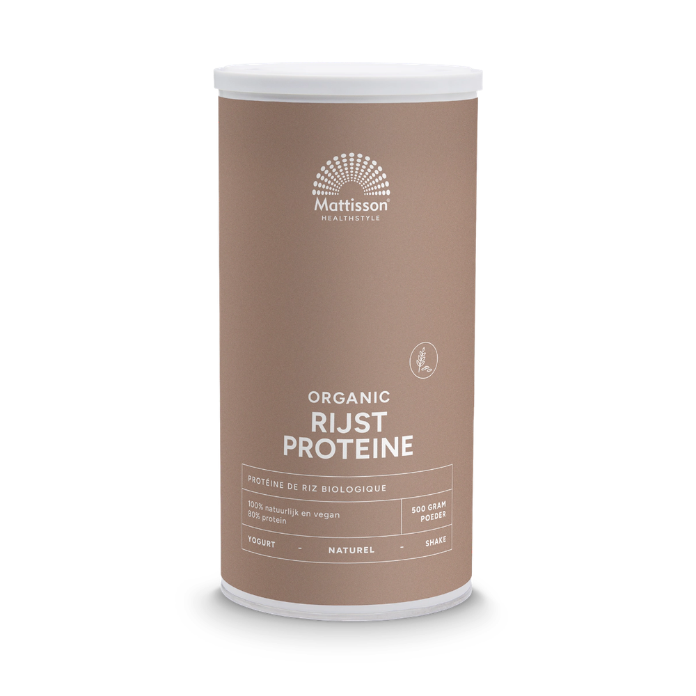 Mattisson Biologische Rijst Proteïne Naturel 500 gram