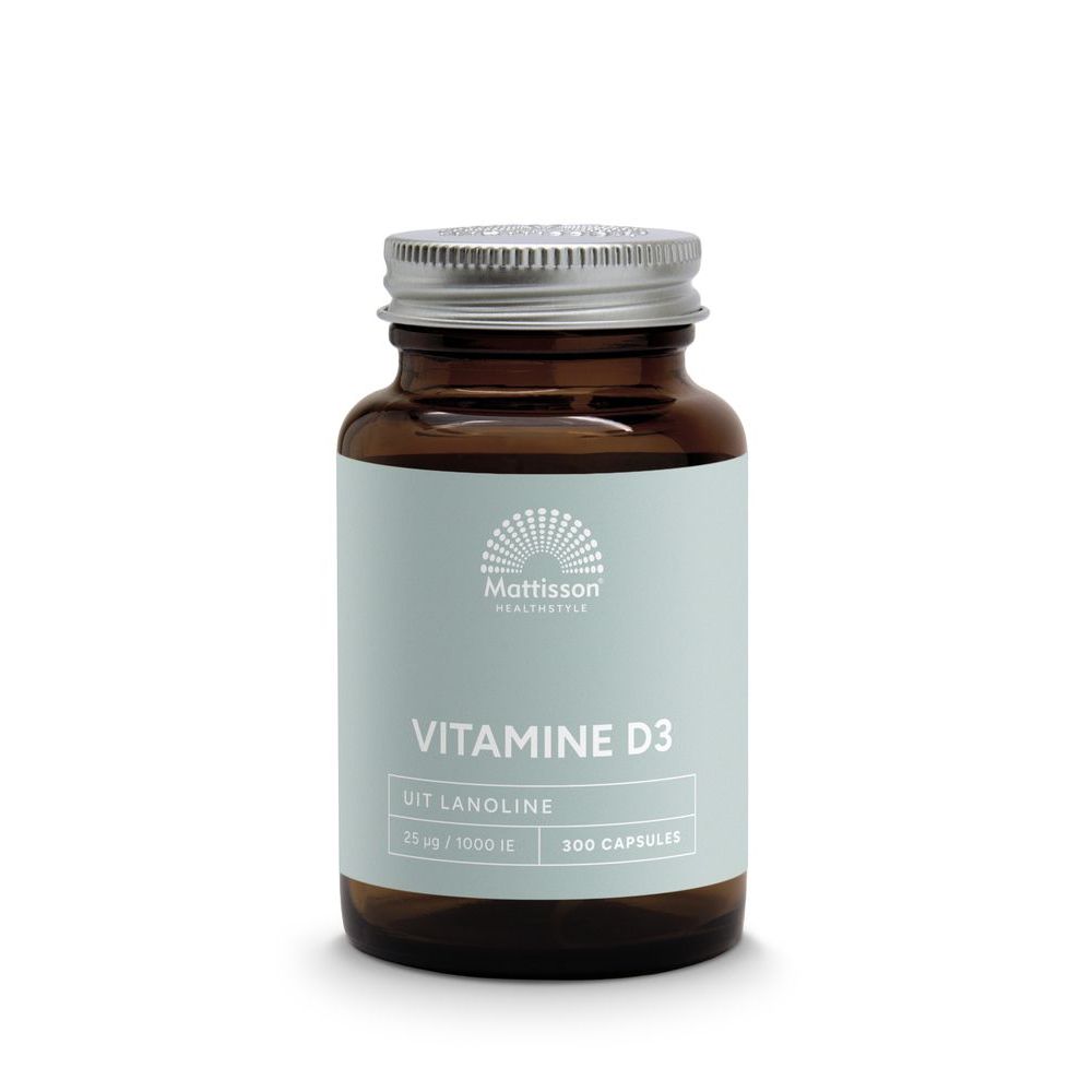 Mattisson Vitamine D3 25 mcg 300 tabletten