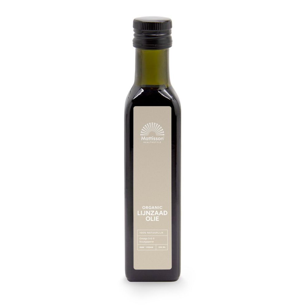 Mattisson Biologische Lijnzaadolie 250 ml