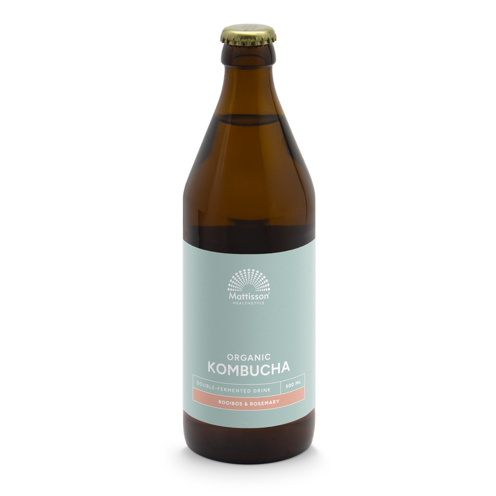 Mattisson Biologische Kombucha Rooibos & Rozemarijn 500 ml