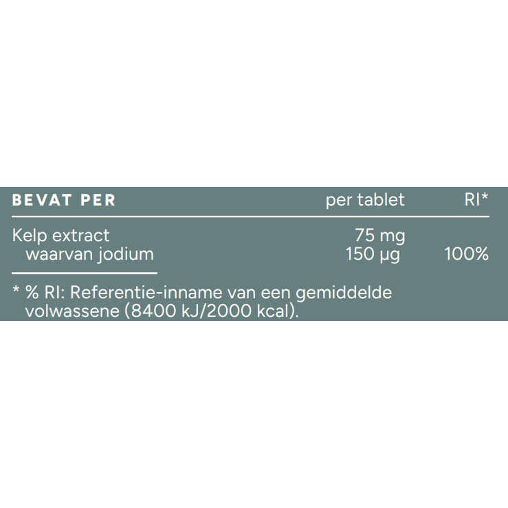 Mattisson Kelp Algen extract 200 tabletten