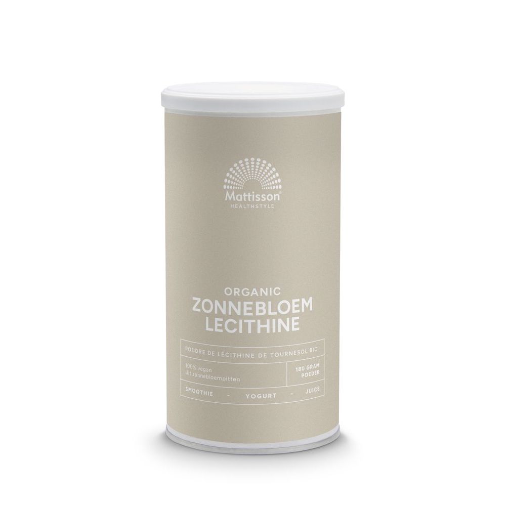 Mattisson Biologische Zonnebloem Lecithine 180 gram