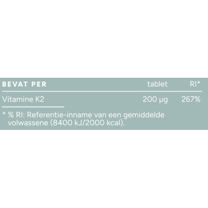 Mattisson Vitamine K2 MK7 60 tabletten