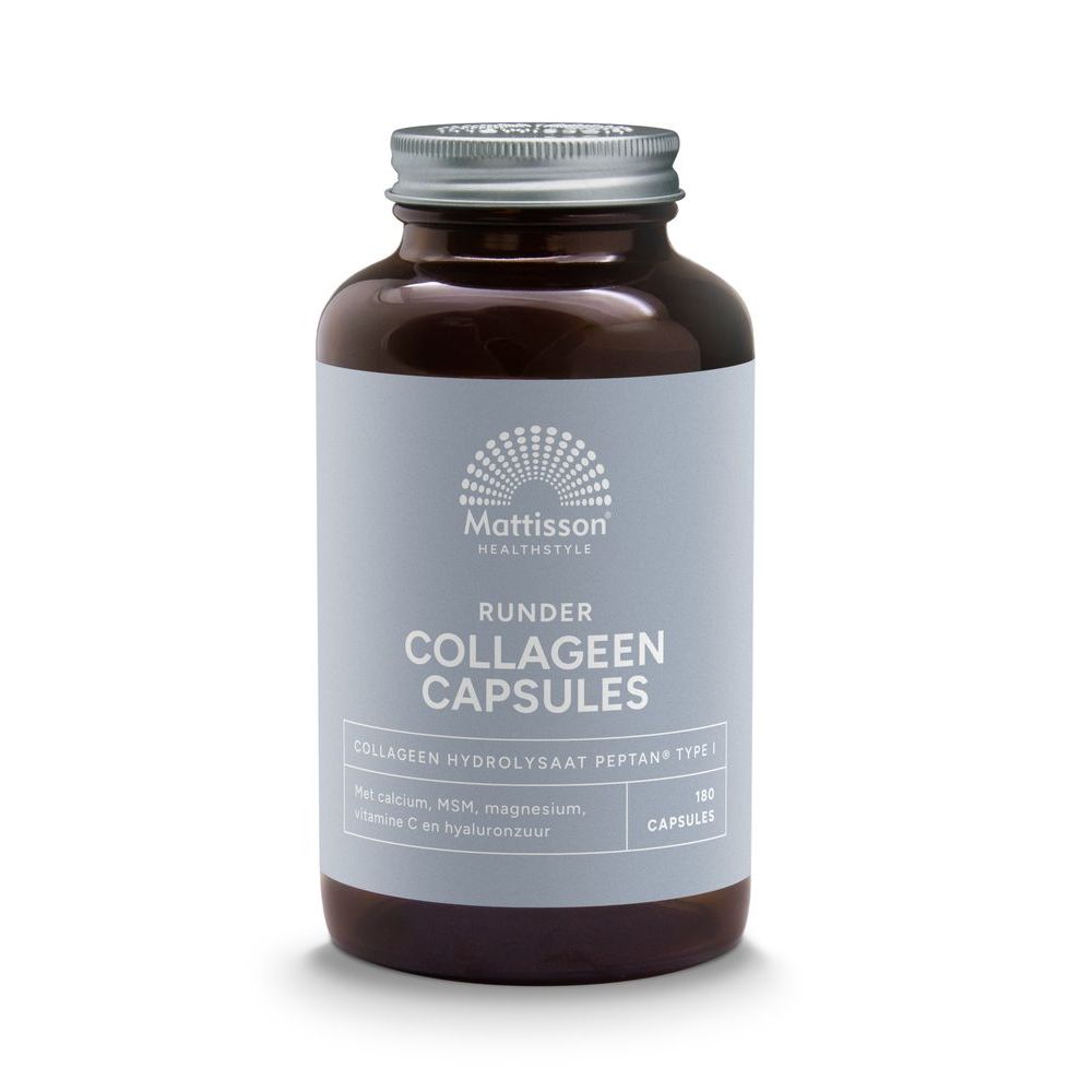Mattisson Runder Collageen Blend Peptan® Type I 180 capsules