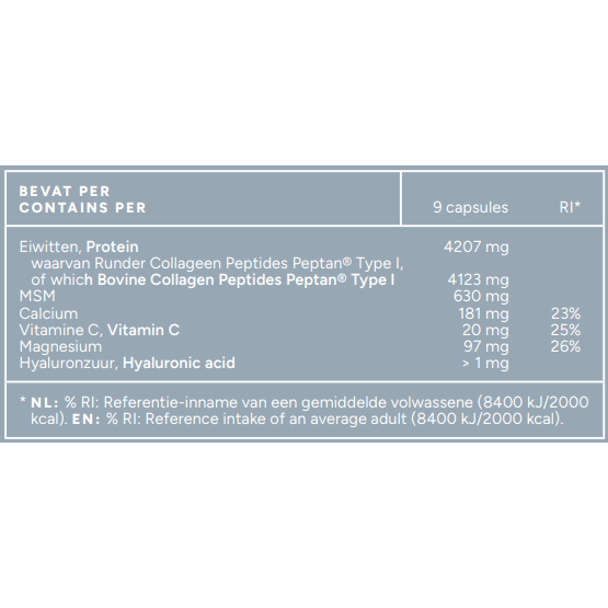 Mattisson Runder Collageen Blend Peptan® Type I 180 capsules