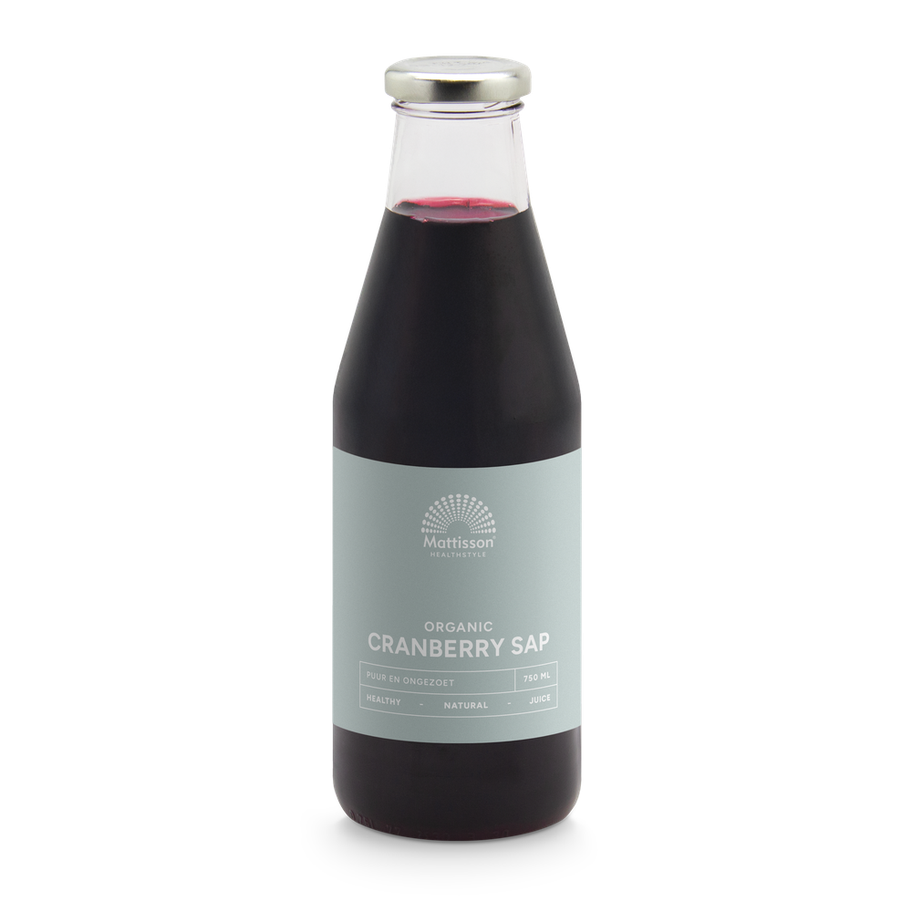 Mattisson Biologische Cranberry Sap Ongezoet 750 ml