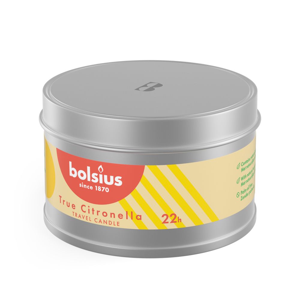 Bolsius Metalen Tin 49/87 True Citronella 1 st