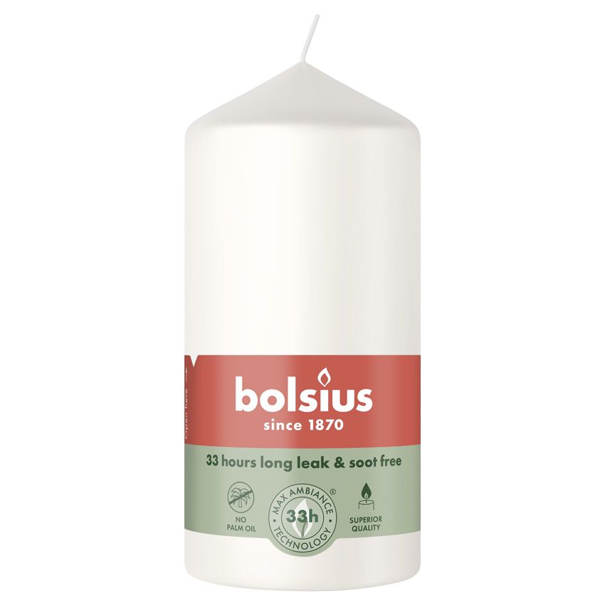 Bolsius Stompkaars 120-58 cloudy white