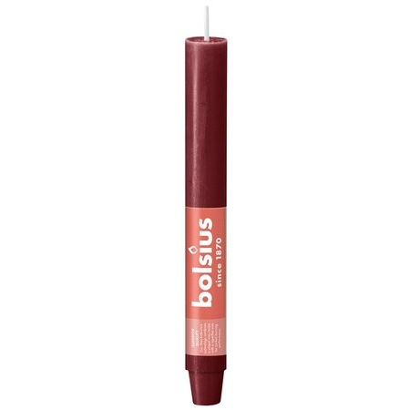 Bolsius Rustiek Tafelkaars Xl Velvet Red 1 st