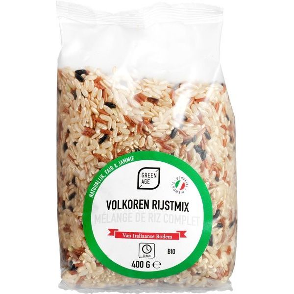 Greenage Rijstmix Volkoren 400 gr