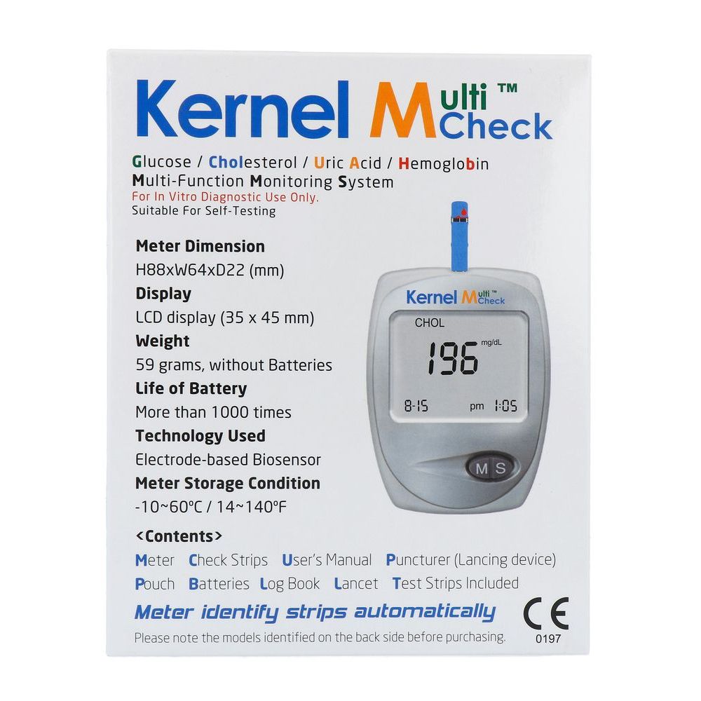 Testjezelf Multi-Check Glucose & Urinezuur Meter 1 st - Testjezelf.nu