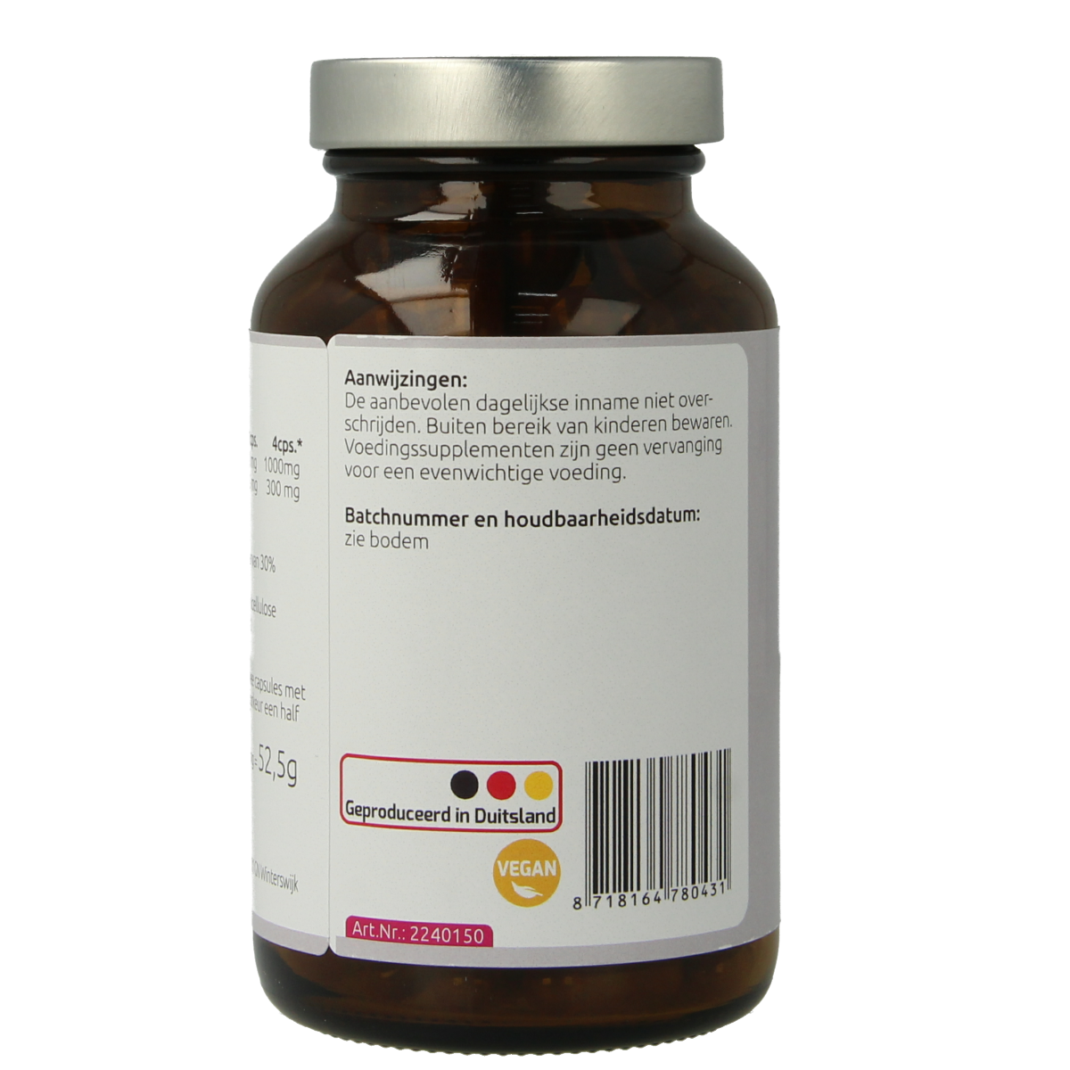 Hanoju Rode wijn extract 250 mg 150 vcaps