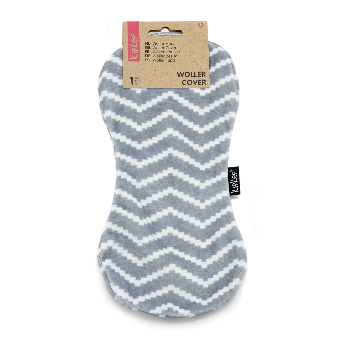 Kipkep Woller cover regular wasbaar silver grey