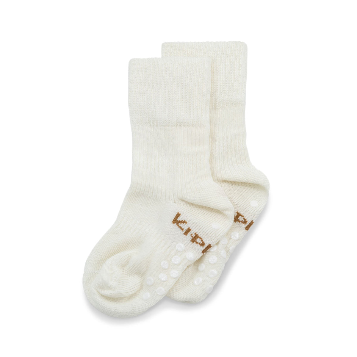 Kipkep Blijf baby sokken antislip 18-24 mnd offwhite/wit 1 paar