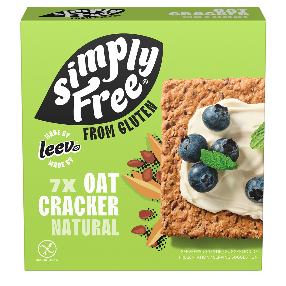 Leev Oatcracker Natural biologisch 100 gram