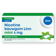 Linn Nicotine kauwgom 4mg mint 96 stuks
