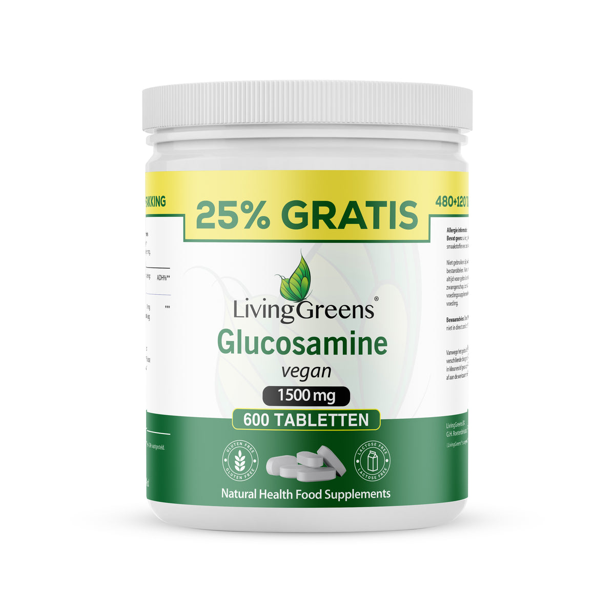 Livinggreens Glucosamine 600 tabletten