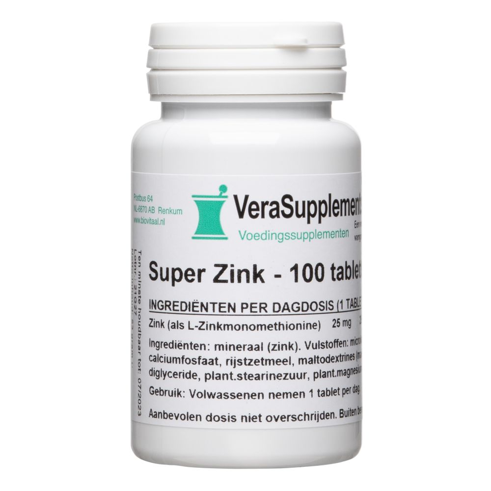 VeraSupplements Super Zink Tabletten 100 tb
