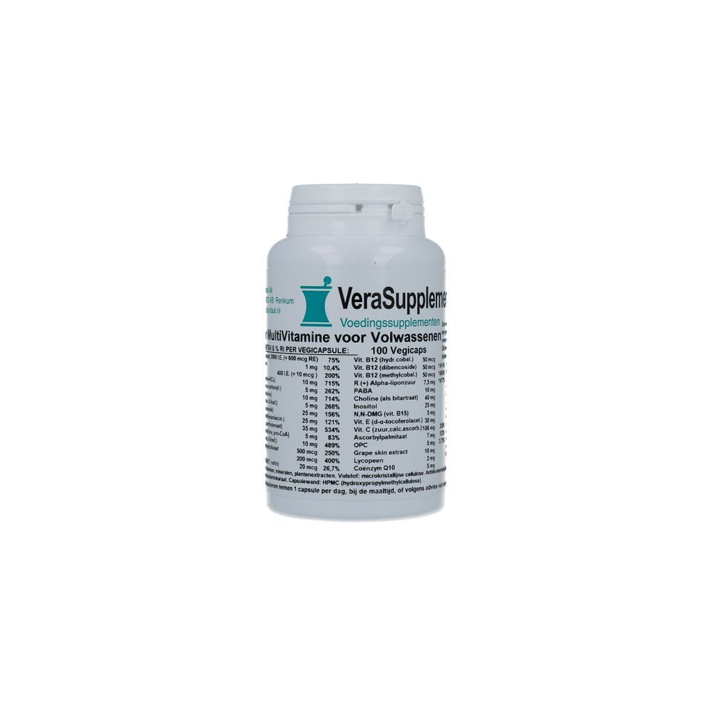 VeraSupplements Super Multi Volwassenen Capsules 100 vcp