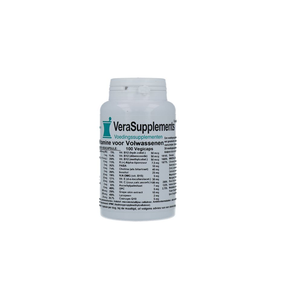 Verasupplements Super Multi Volwassenen Capsules 100 vcaps