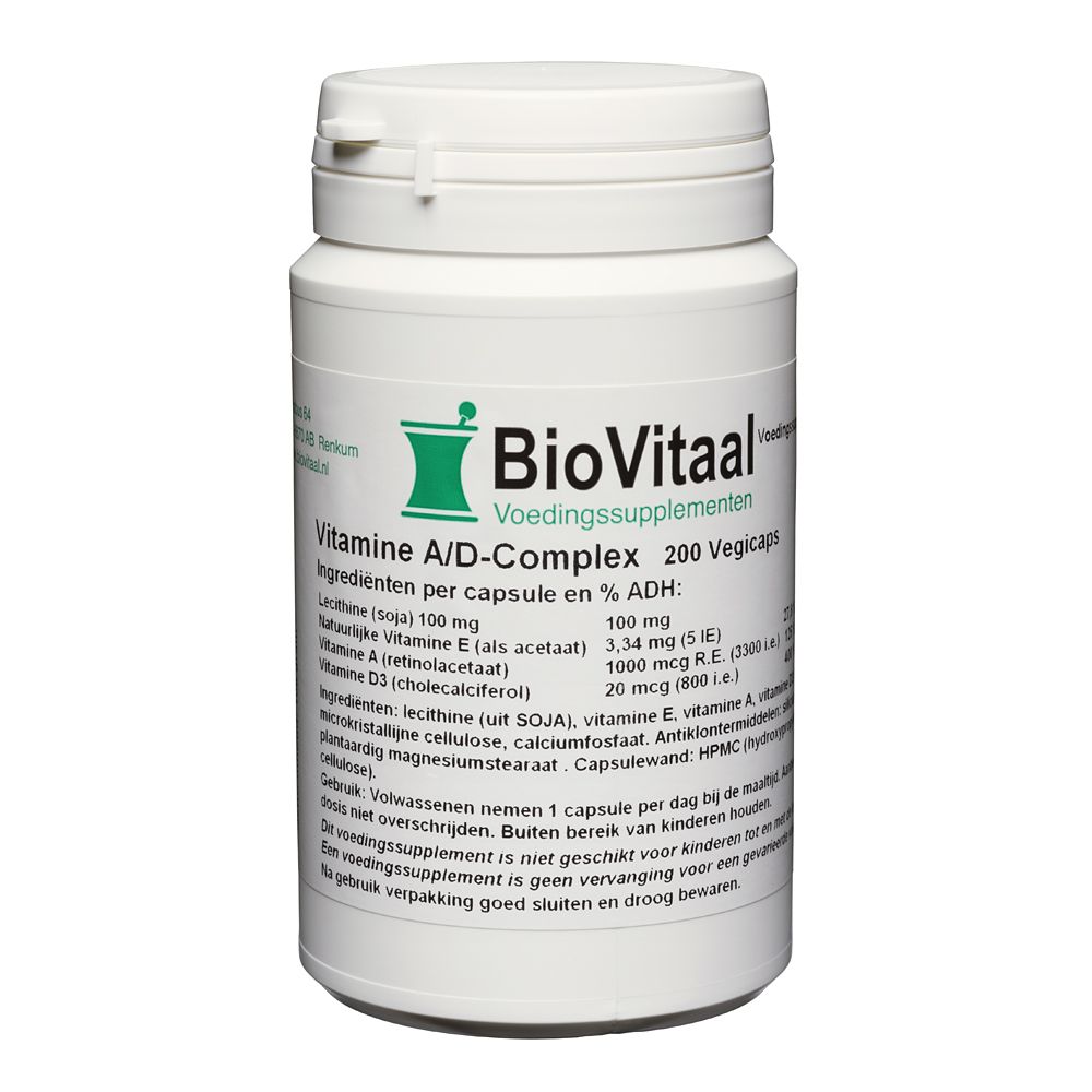 VeraSupplements Vitamine A/D Complex Capsules 200 cp
