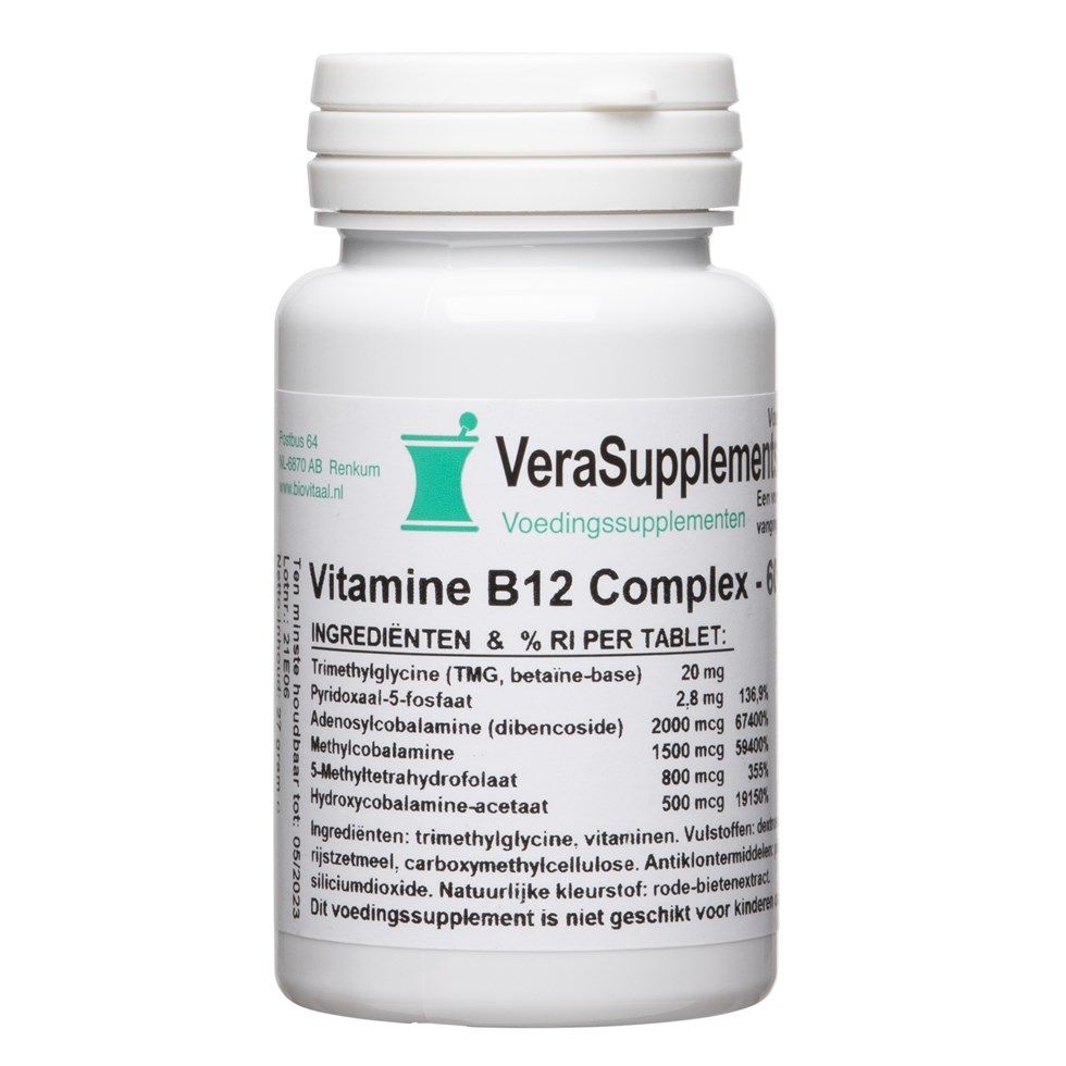 VeraSupplements Vit B12 Complex Tabletten 60 tb