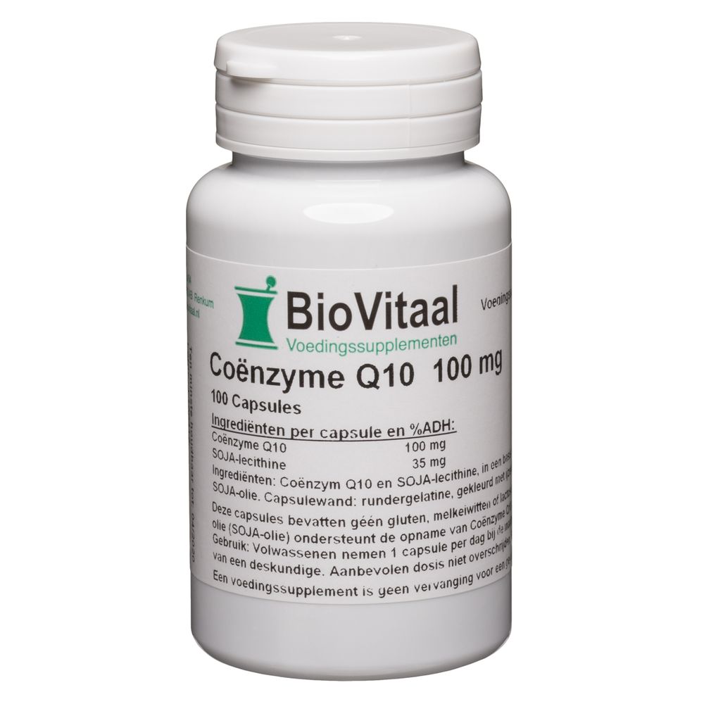 VeraSupplements Coënzyme Q10 100 mg Capsules 100 cp