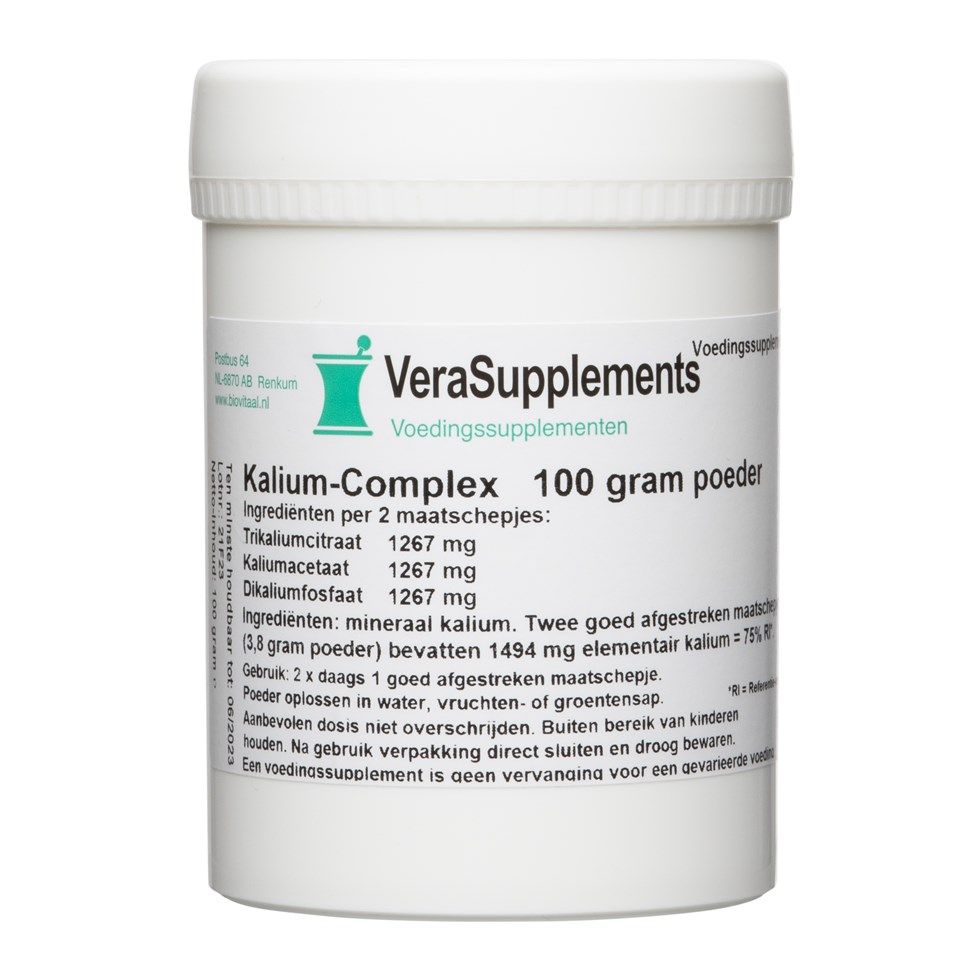 VeraSupplements Kalium-Complex Poeder 100 gr
