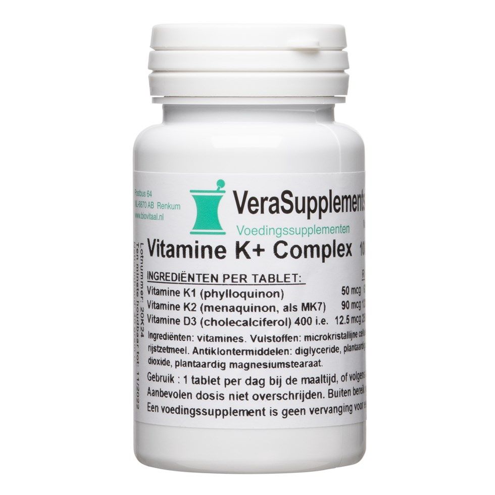 VeraSupplements Vitamine K Complex Tabletten 100 tb