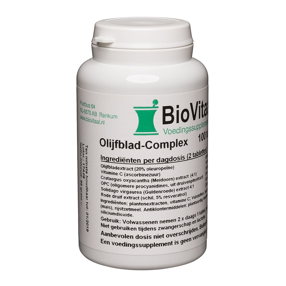 VeraSupplements Olijfblad Complex Tabletten 100 tb