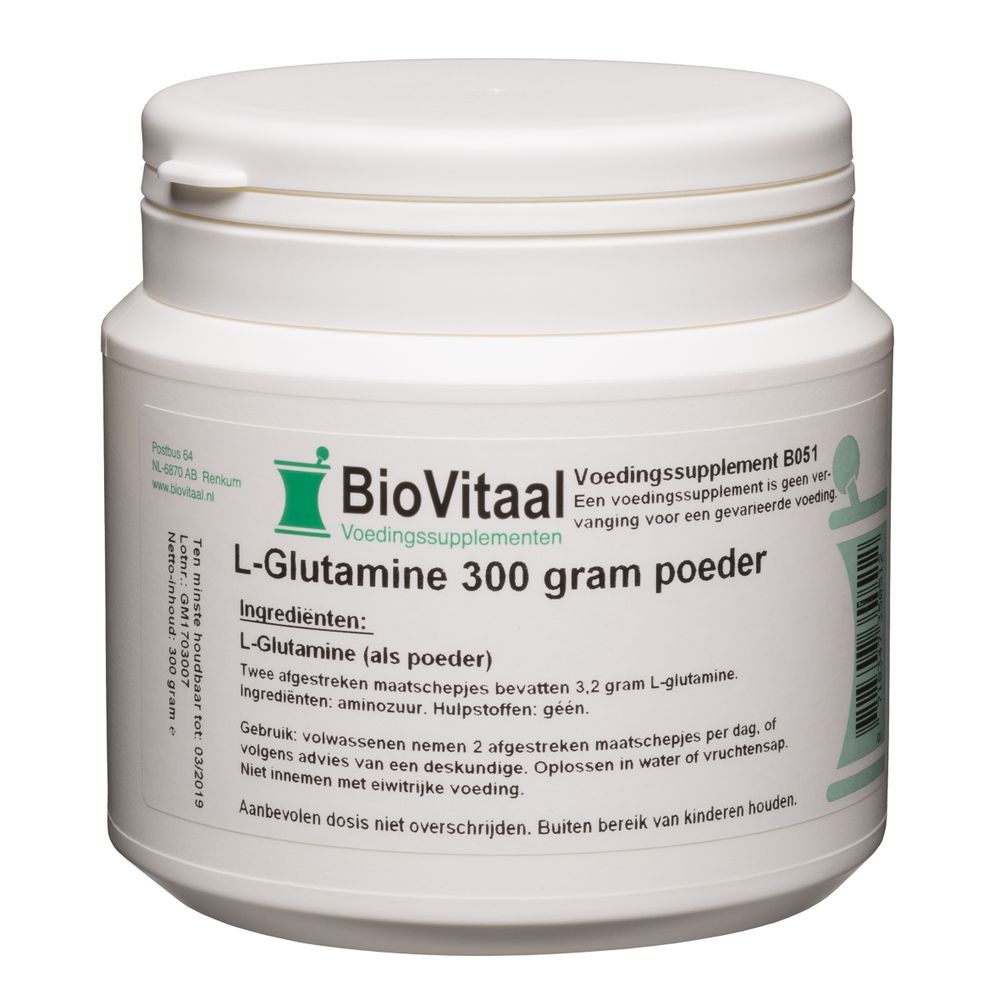VeraSupplements L Glutamine Poeder 300 gr
