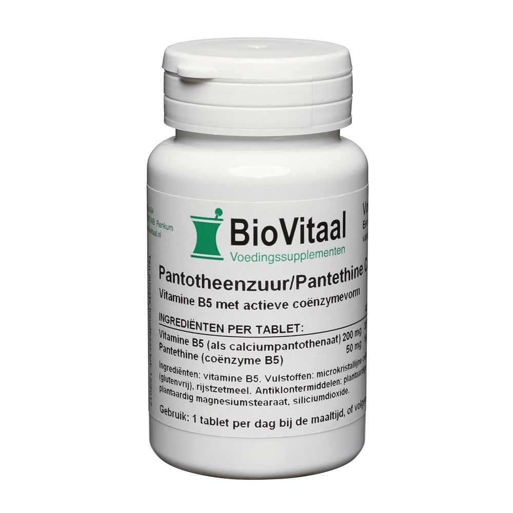 VeraSupplements Pantotheenzuur/Pantethine Complex Tabletten 100 tb