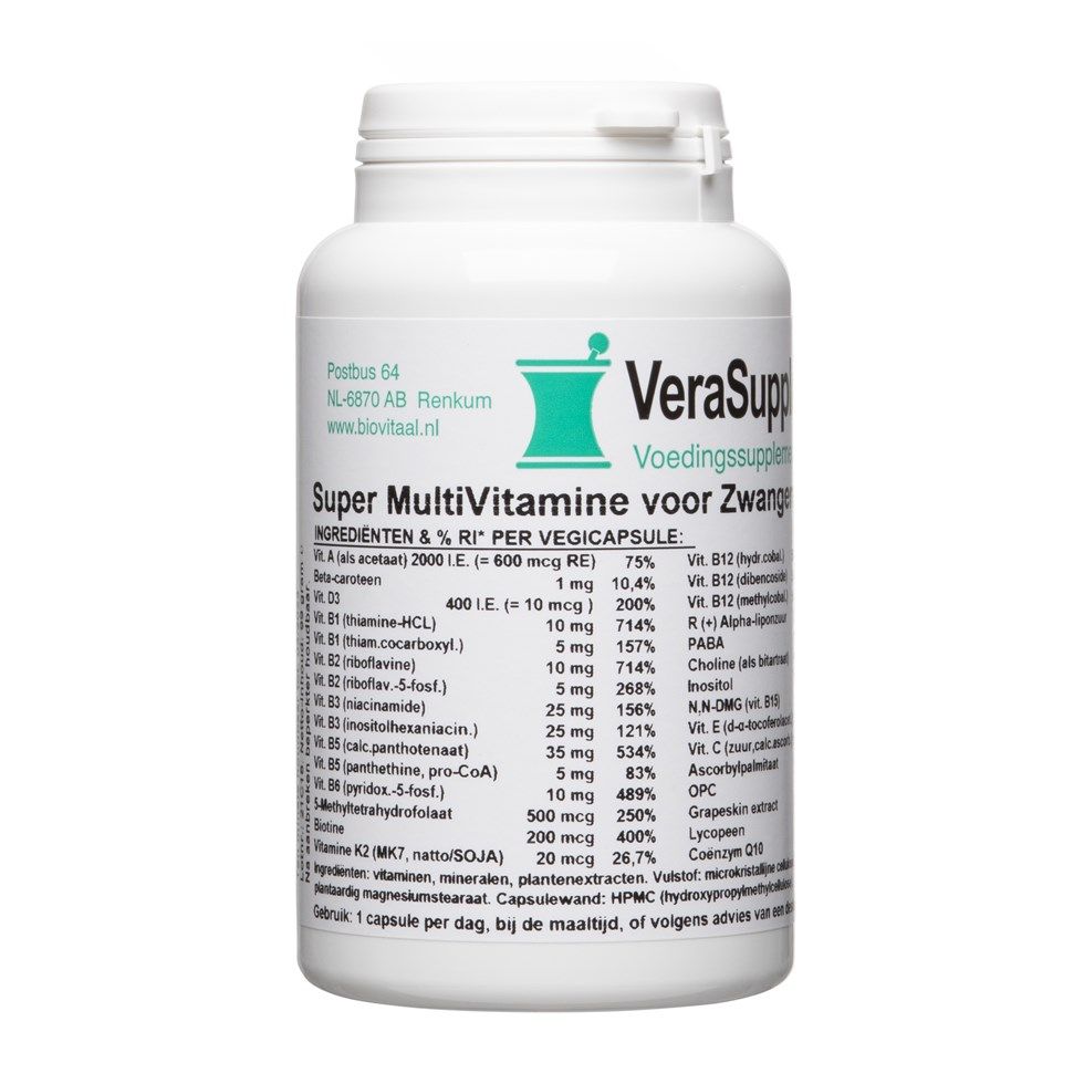 VeraSupplements Super Multi Zwanger Capsules 100 cp