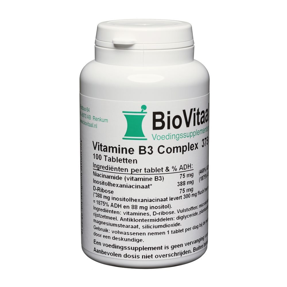 VeraSupplements Vitamine B3 Complex 375 mg Tabletten 100 tb