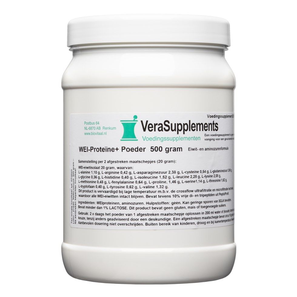 VeraSupplements WEI-Proteïne+ Poeder 500 gr