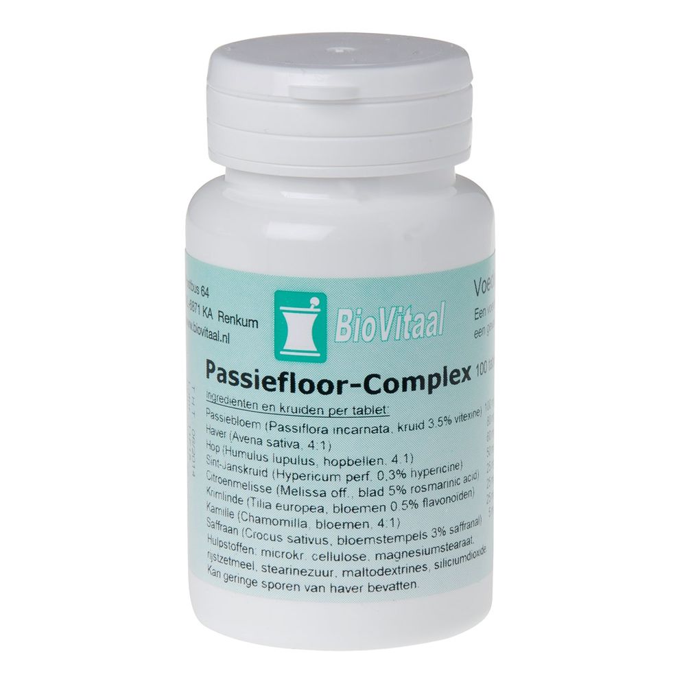 VeraSupplements Passiefloor-Complex Tabletten 100 tb