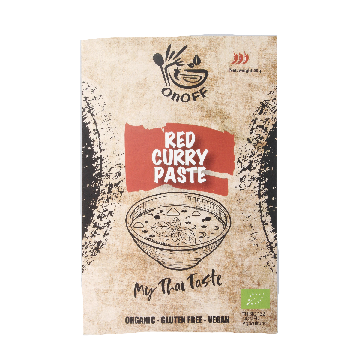 Onoff Thaise rode currypasta 50 gram