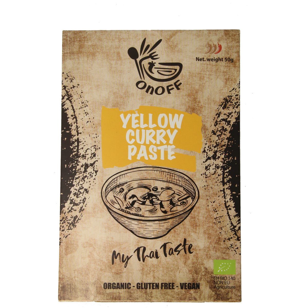 Onoff Thaise gele currypasta 50 gram