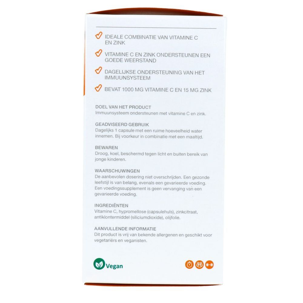 Virtuoos Immune Vitamin C & Zink Gold 90 vcaps
