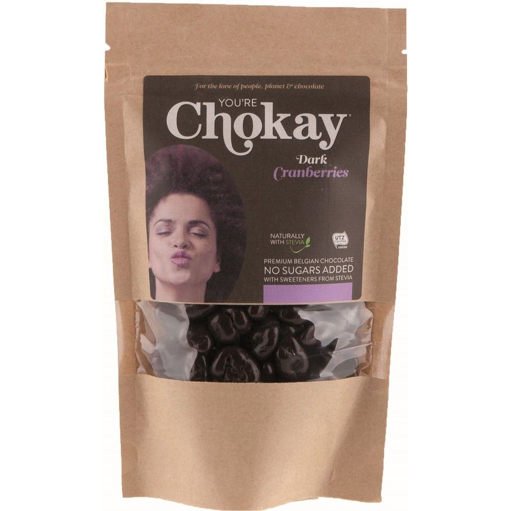 Chokay Puur Choco Cranberrys 110 gr