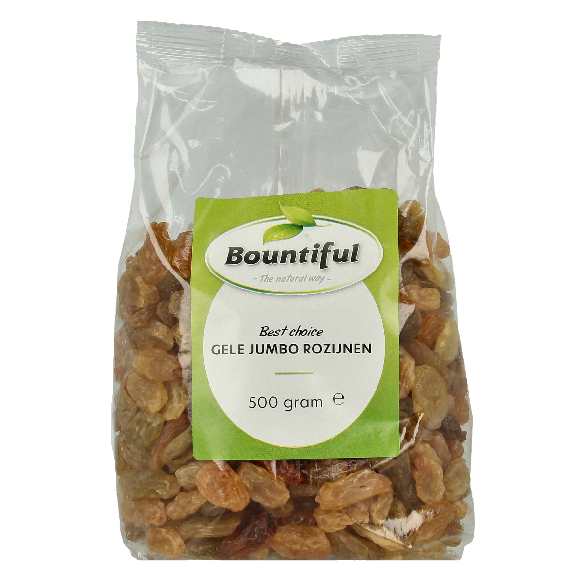 Bountiful Gele jumbo rozijnen 500 gram