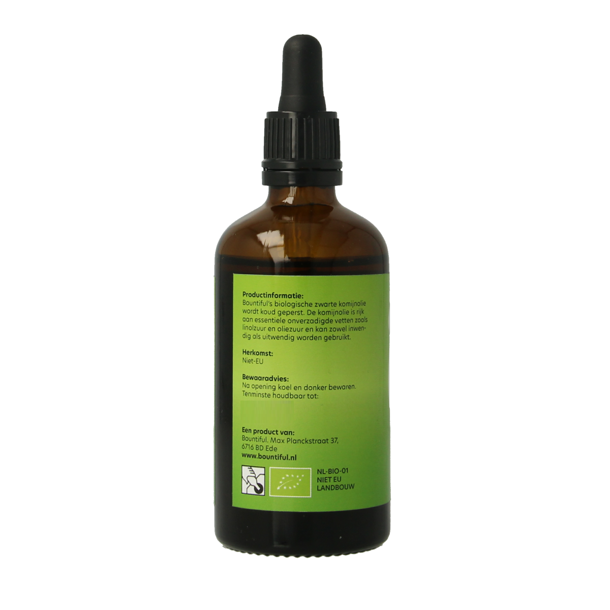 Bountiful komijnolie zwart biologisch 100 ml