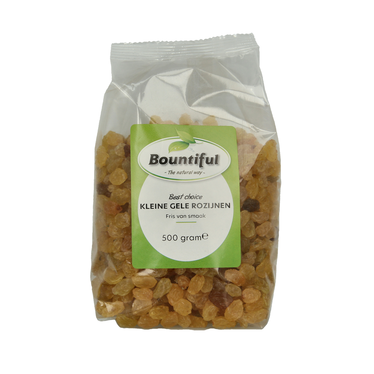 Bountiful Rozijnen geel klein 500 gram