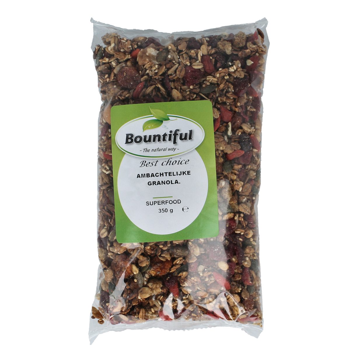 Bountiful Ambachtelijke granola superfood 350 gram