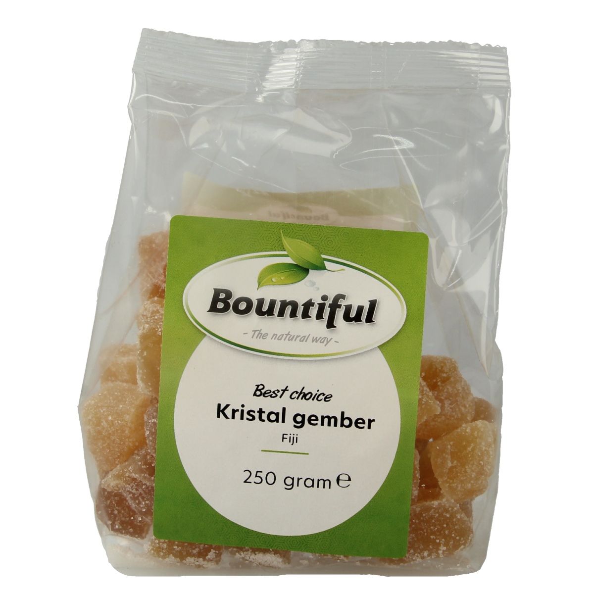 Bountiful Kristal gember 250 gram