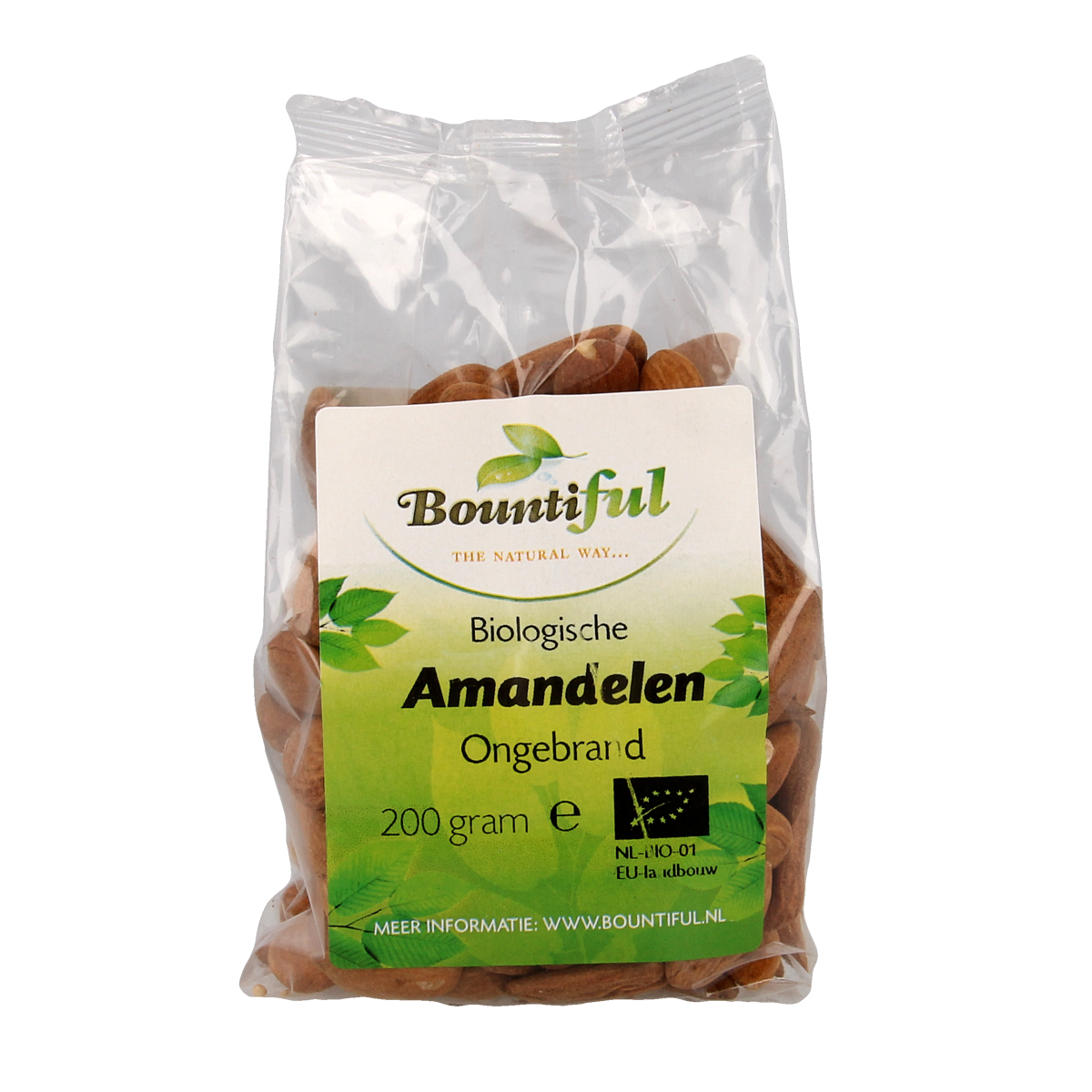 Bountiful Amandelen ongebrand 200 gram