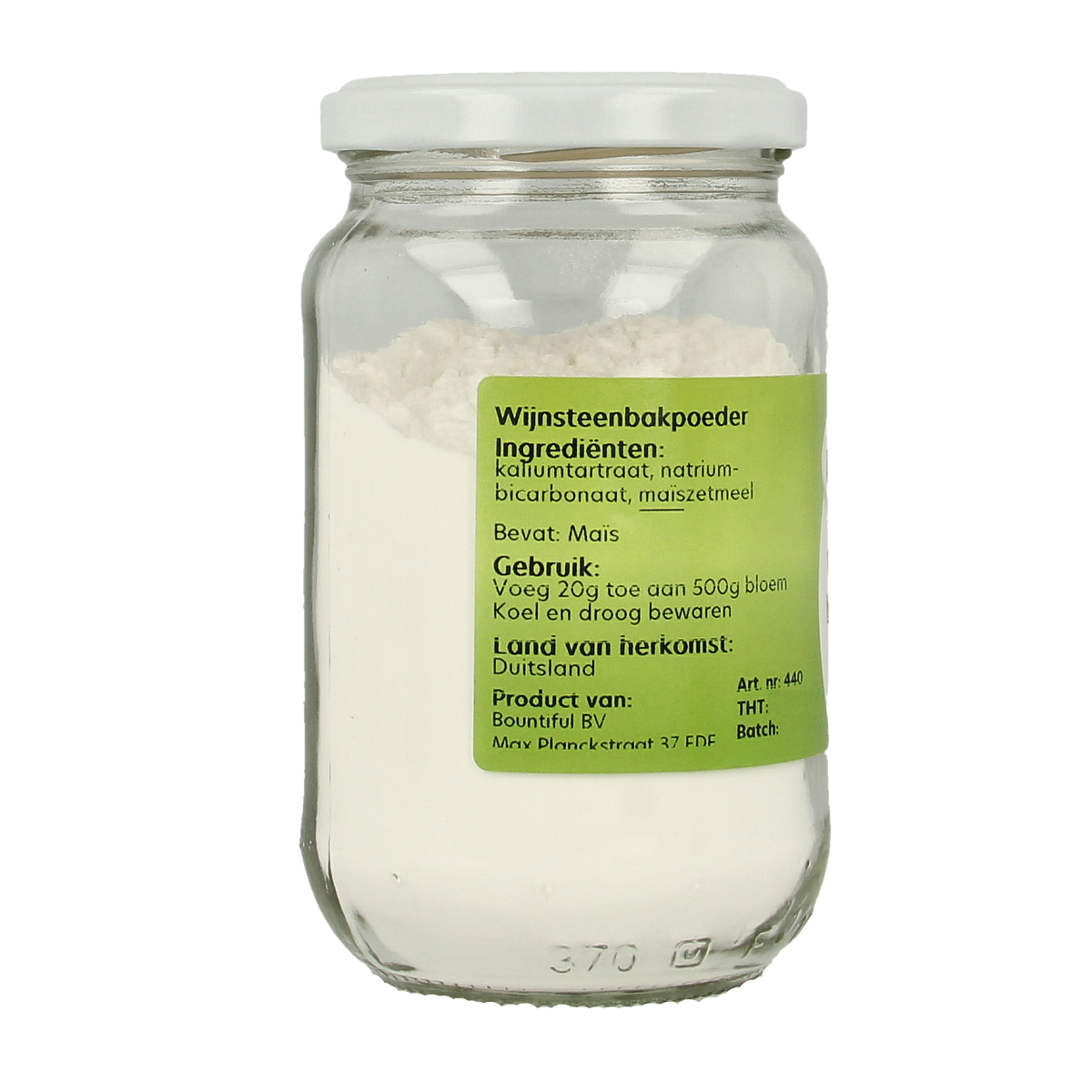Bountiful Wijnsteenbakpoeder 190 gram